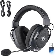 Redragon H858 Gaming Headset, 2.4GHz/BT/Wired, Gray