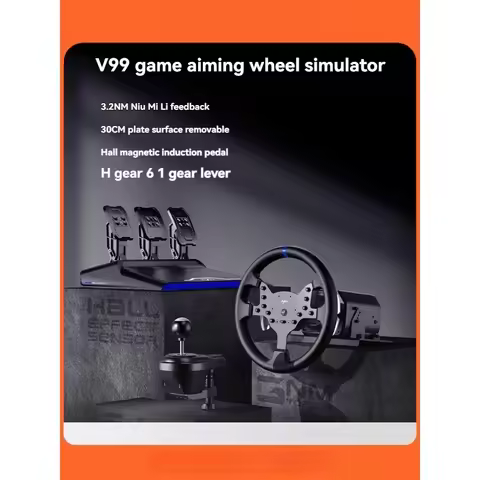 Computer PS4/5 Horizon 5 Euro Card 2 Gaming Steering Wheel Simulator V99 European Truck Simulator 2 