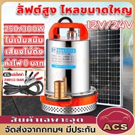 (คูปอง ค่าส่ง 40บาท)ปั๊มน้ำ เครื่องสูบน้ำ DC Pump ปั้มดูดน้ำ 300W ปั๊มน้ำไดโว่ฐานเหล็ก ท่อออก 1 นิ้ว 12V วไดโว่ ปั๊มแช่ สแตนเลส ปั๊มจุ่ม โซล่าเซลล์