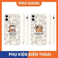 Iphone Case Square Edge Hole tiger camera Hole 6 / 6plus / 6s / 6splus / 7 / 7plus / 8 / 8plus / x /