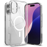 Ringke Fusion Magnetic for iPhone 16 Plus 16 Clear Scratch Resistant Protective Cover Case