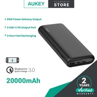 AUKEY PB-Y37 20000mAh 65W Power Delivery Powerbank Fast Charge