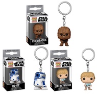 Funko Pop Keychain: Star Wars - Luke Skywalker Chewbacca R2D2 Robot Collectible Action Figure Toy