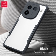 XUNDD Vivo Iqoo12 5G เคส ถุงลม ต่อต้านการดรอป ป้องกันรอยขีดข่วน Shockproof Protection Case