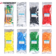 INEWPEONY 100pcs Cable Tag Plastic Label Tag Labels Markers Mesh Wire Marker Colorful Tag