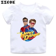 Henry Danger Cartoon Kids T-Shirts Boys Casual Funny T shirt Children Summer Tops