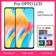 Original AMOLED For OPPO A96 5G  LCD Display Touch Screen With Frame Replacement