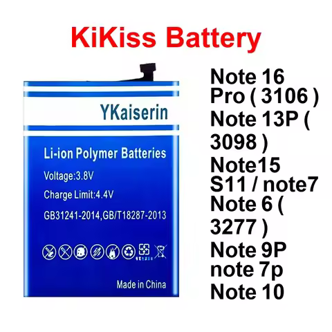 Mobile Phone Battery Long-Lasting NOTE15 3800-6100Mah For Ulefone S11 7 Note 13P 6P 6T 7P 9P 6 10 15