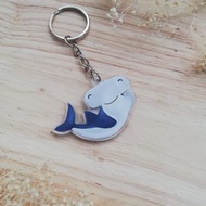 鎚頭鯊設計壓克力鑰匙圈