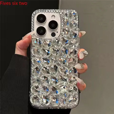 Fashion Full Bling Crystal Diamond Case For OPPO Reno 13 12 11 10 8 7 6 5 2 13F 12F 11F 2F 8T 8Z 7Z 