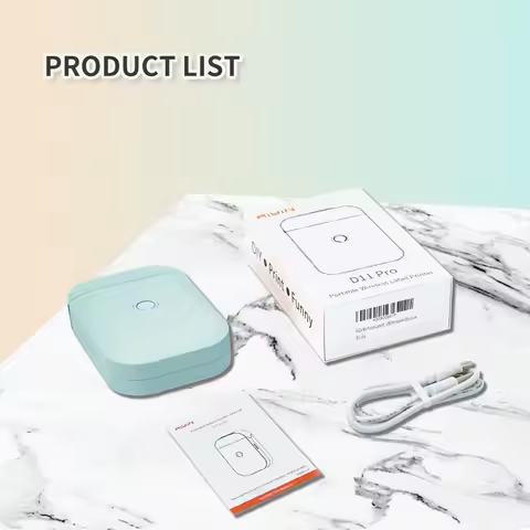 Label Printer Pocket Smartphone Gap Label Maker BT Wireless Thermal Printing 203DPI Support 15mm Wid