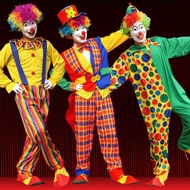 Halloween Costume Clown Clothes Adult Male New Magician Costume Suit Costume Funny Props
