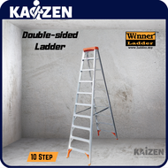 (WDS-10 / WDS-11) 10-11 Step Winner Aluminium Double-Sided TanglePruf® Ladder