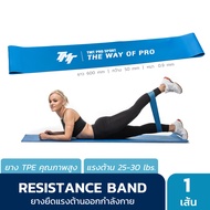 TMT Resistance Band ยางยืดแรงต้านออกกำลังกาย แรงต้าน 25-30 lbs. blue