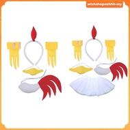 [WishshopeehhhMY] Easter Chicken Costumes, Chicken Costume, Animal Costume, Farm Animal Costume Accessories for Party Supplies, Cosplay, Halloween