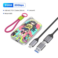 ORICO SSD แบบพกพา20Gpbs 2000เมกะไบต์/วินาที PRO SSD 1TB SSD หน่วยความจำภายนอก SSD USB3.2 Gen2x2โซลิด