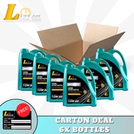 Lazz OiL Semi-Synthetic Lubricants 10w40 SN/SF Car Engine Oil 4Litre x 6