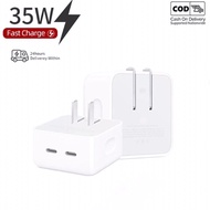 35W PD Type C Adaptor Fast Charger Dual Port C type For iOs iP