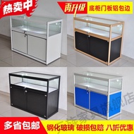 Get 7% coupon+gift】nboOrnament Counter Jewelry Glass Showcase Drug Display Cabinet Jewelry Counter M