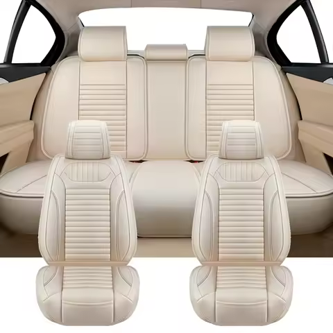 Universal Flax Car Seat Cover For Volkswagen Polo Touran Jetta Passat B5 B6 B7 B8 Golf Tiguan Gol CC