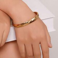 Women's 316L Stainless Steel Bracelet Bangle, Oval Polished Finish, Cuff Bangle, 316L Stainless Stee