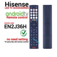 EN2J36H Hisense Android TV Remote Control (NO VOICE FUNCTION) 50E77HQ 55E77HQ 55E7HQ 55U8HQ 65U7HQ 6