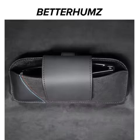 For BMW E90 E91 E92 F30 F20 I3 I4 X1 U11 X3 G01 Made of Alcantara Car Glasses Case Sunglass Holder F