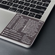 [SpringSAutumnW] Windows PC Reference Keyboard Shortcut Sticker Adhesive for PC Laptop Desktop Boutique