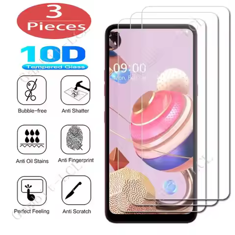 3Pcs Protection Glass For LG K22 K22+ Plus K31 K41S K42 K51 K51S K52 K61 K62 K71 K8X K92 5G Q51 Q52 