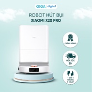 Robot hút bụi lau nhà Xiaomi X20 Pro - Lực hút 7000Pa - Trạm sạc đa năng - Sấy khô giẻ bằng khí nóng