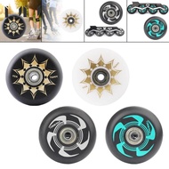 IUIU 76mm Inline Roller Skate Wheel Inline Skate Replacement Wheels Luggage Wheel 90A Roller Skate W