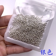 Gold/Silver Lure Beads 2mm/2.4mm Metal Iron Beads Round Beads Lure Fishing Block Beans Fishing Gear 