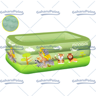 【Beli 1 Dapat 5!】kolam renang anak 1 set pompa/kolam renang anak jumbo 3.1 meter 3 Rings Thick rubbe