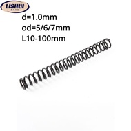  Taiwan Shipment ️ Compression Spring SUS304 D1.0mm Outer Diameter 5/6/7mm Length 10-100mm Pressure