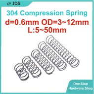 304 Stainless Steel Compression Spring | Strong Pressure Return Spring | Compression Large Small Sho