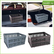 [LovoskibcMY] Folded Storage Box Cargo Basket Bins Organizer Utility Crate Camping Storage Crate for