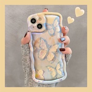 Ốp Lưng Điện Thoại Silicon Chống Rơi Họa Tiết Bướm Nghệ Thuật Phun Sơn Sáng Tạo Cho Vivo IQOO Neo10/