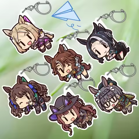 Acrylic Keychain for Uma Musume Pretty Derby Meisho Doto Sounds of Earth Zenno Rob Roy Tosen Jordan 