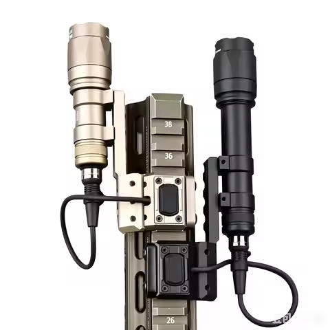 UNITY Tactical 20MM Rail Offset Mount With Pressure Switch Surefire M300 M600 Tactical AR15 Rifle Gu