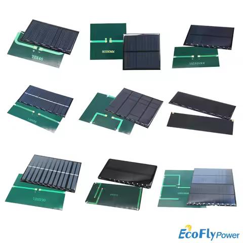 Wholesale 6V Mini Solar Panel 70mA 100mA 150mA 210mA 250mA 500mA 550mA Solar Cell Epoxy Board DIY Ba
