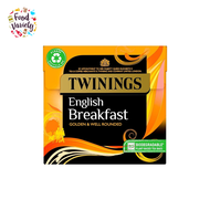 Twinings English Breakfast 80 Tea Bags 200g ทไวนิงส์ อิงลิช เบรคฟาสท์ 80 ถุงชา 200 กรัม
