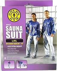 Gold's Gym Sauna Suit Fits Waist Sizes L/LX - 36"-44"
