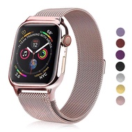 Milanese Apple Watch Straps+Casefor Series 5 40mm/44mm Strap with Case Stainless Steel Metal Wristband with PC Case for Apple Watch Series 5/4/3/2/1