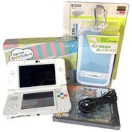 缺貨【NEW N3DS主機】9成新NEW 3DS 日規 白色＋魔物獵人X＋原廠主機包 【中古二手商品】台中星光電玩