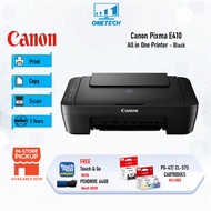 Canon Pixma E410 All in One Inkjet Printer - Print/Scan/Copy [Free RM30 E-Wallet Credit]