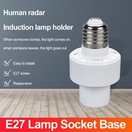 E27 Lamp Socket Base Human Motion Sensor Light Base Smart Staircase Bulb Bulb Corridor Radar Q0d6