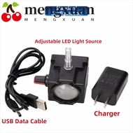 MENGXUAN Microscope LED Light, Adjustable Brightne White LED Microscope Lamp, Fill Light USB Powered