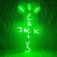 Cactus Jack Neon Sign USB Light Wall Art Neon Sign Rap Talking Home Bar Pub Party Decor Art Gaming B