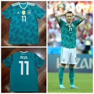 Adidas 2018 德國國家隊Germany 球迷版 作客球衣連世界盃衛冕冠軍金章 #11 REUS 萊斯 BR3144 國際M碼 不議價