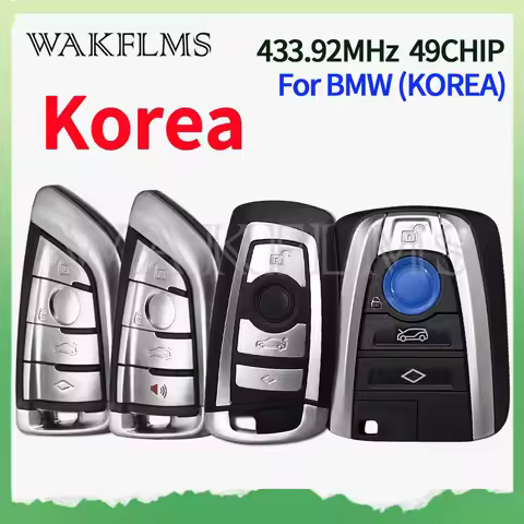 Korea HUF5663 HUF5768 For BMW 550i GT X3 535i 528i MINI I3 I8 2010-2019 Smart Key Car Key 433MHz FSK
